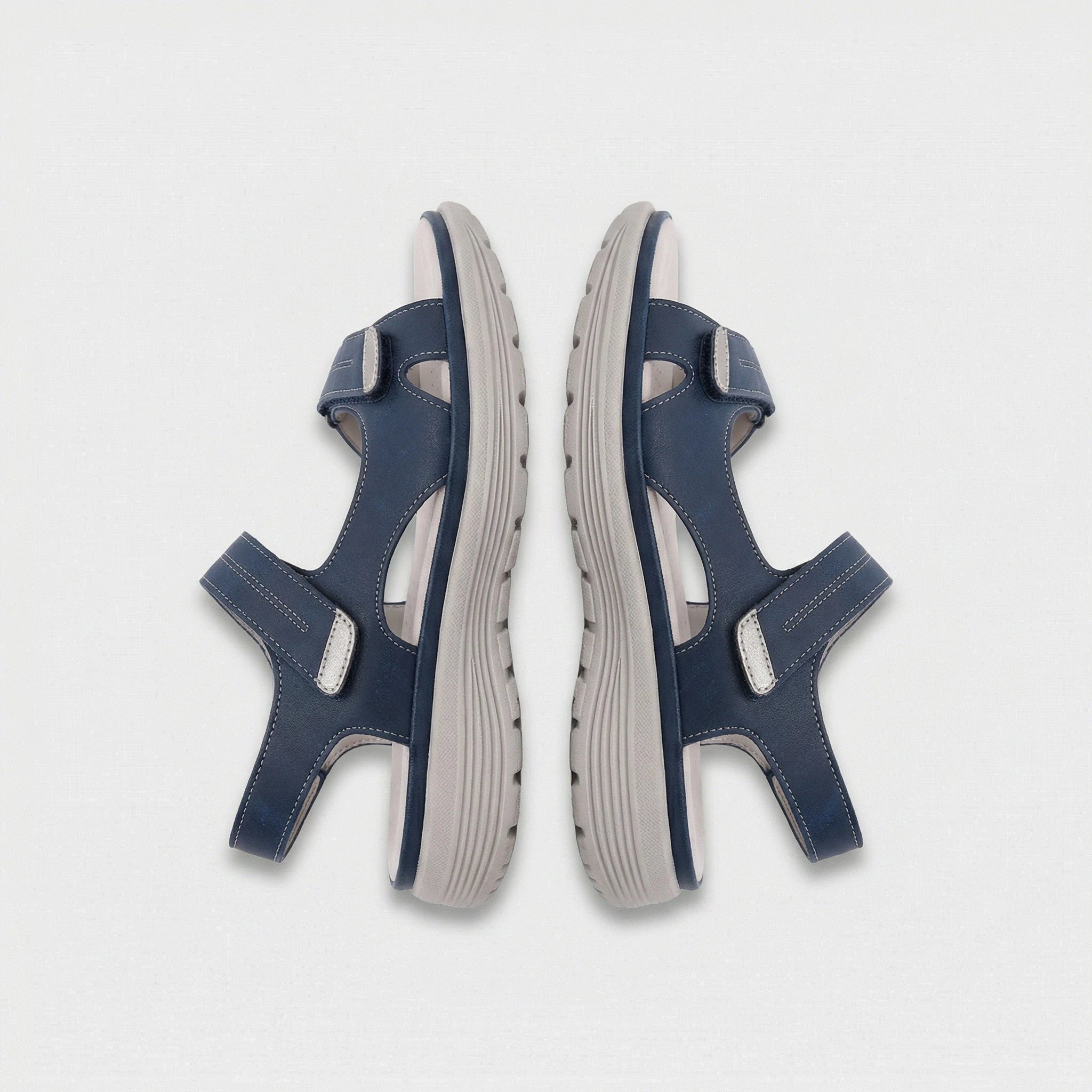 Damskie sandały casual na rzepy ortopedyczne