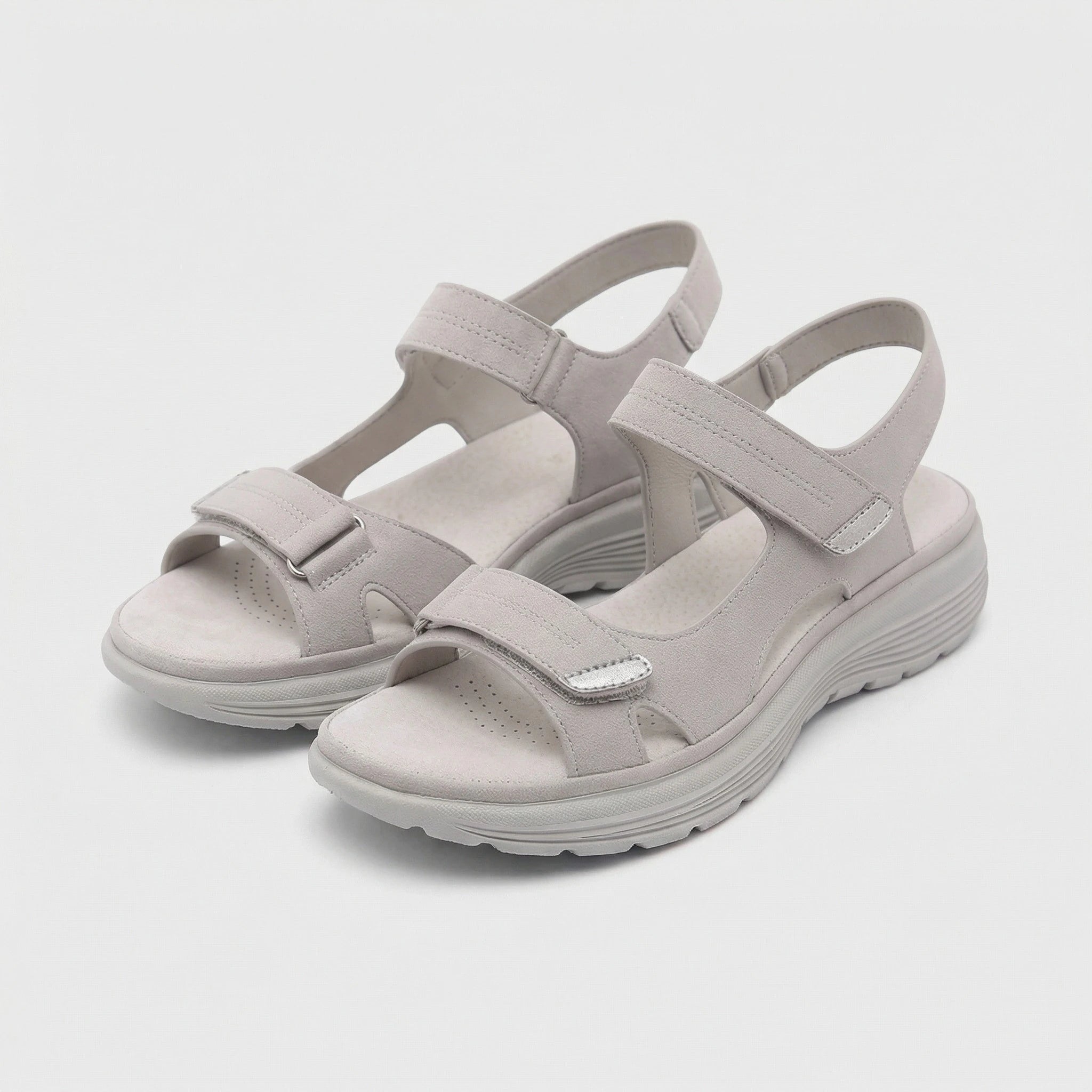 Damskie sandały casual na rzepy ortopedyczne