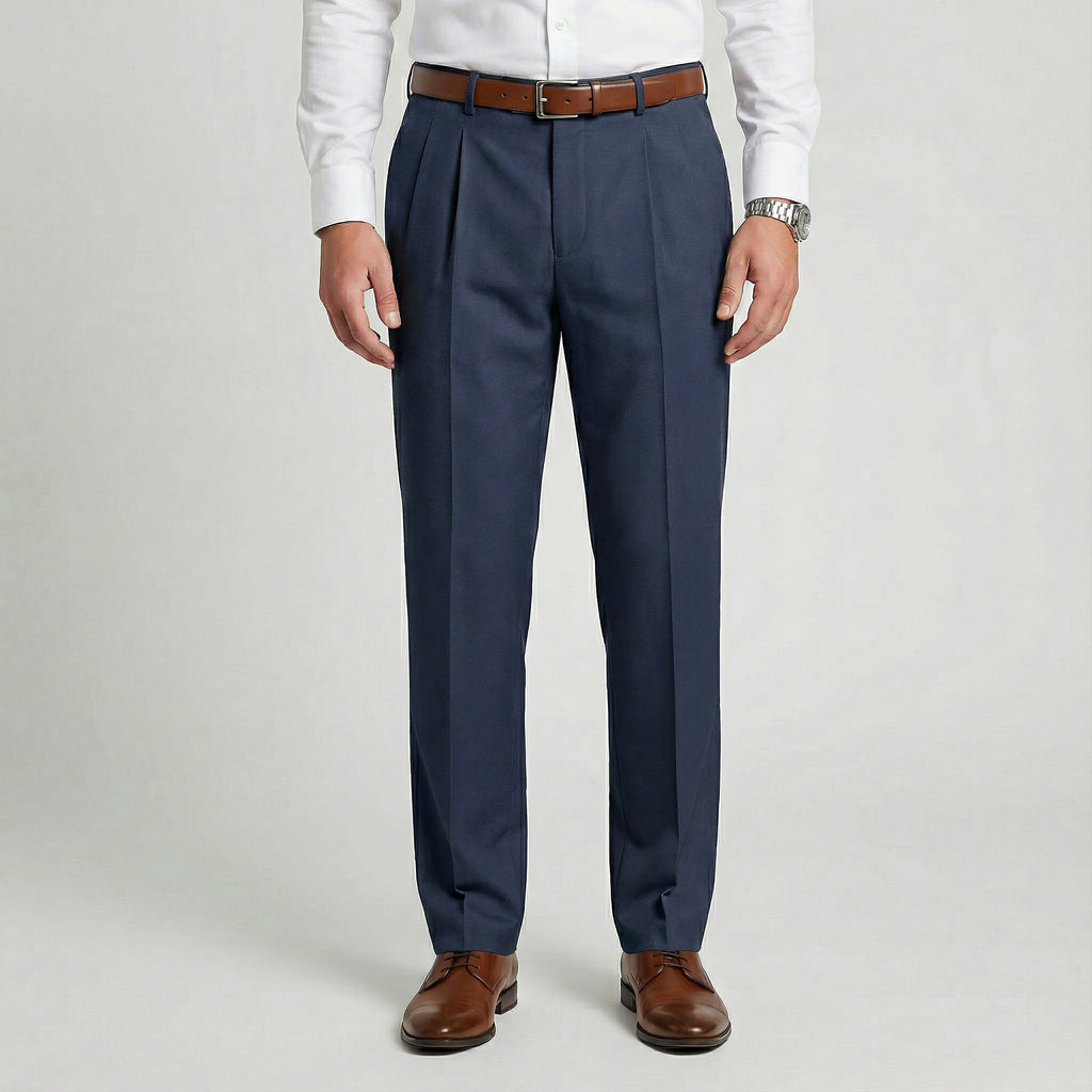 Męskie spodnie z prostą nogawką