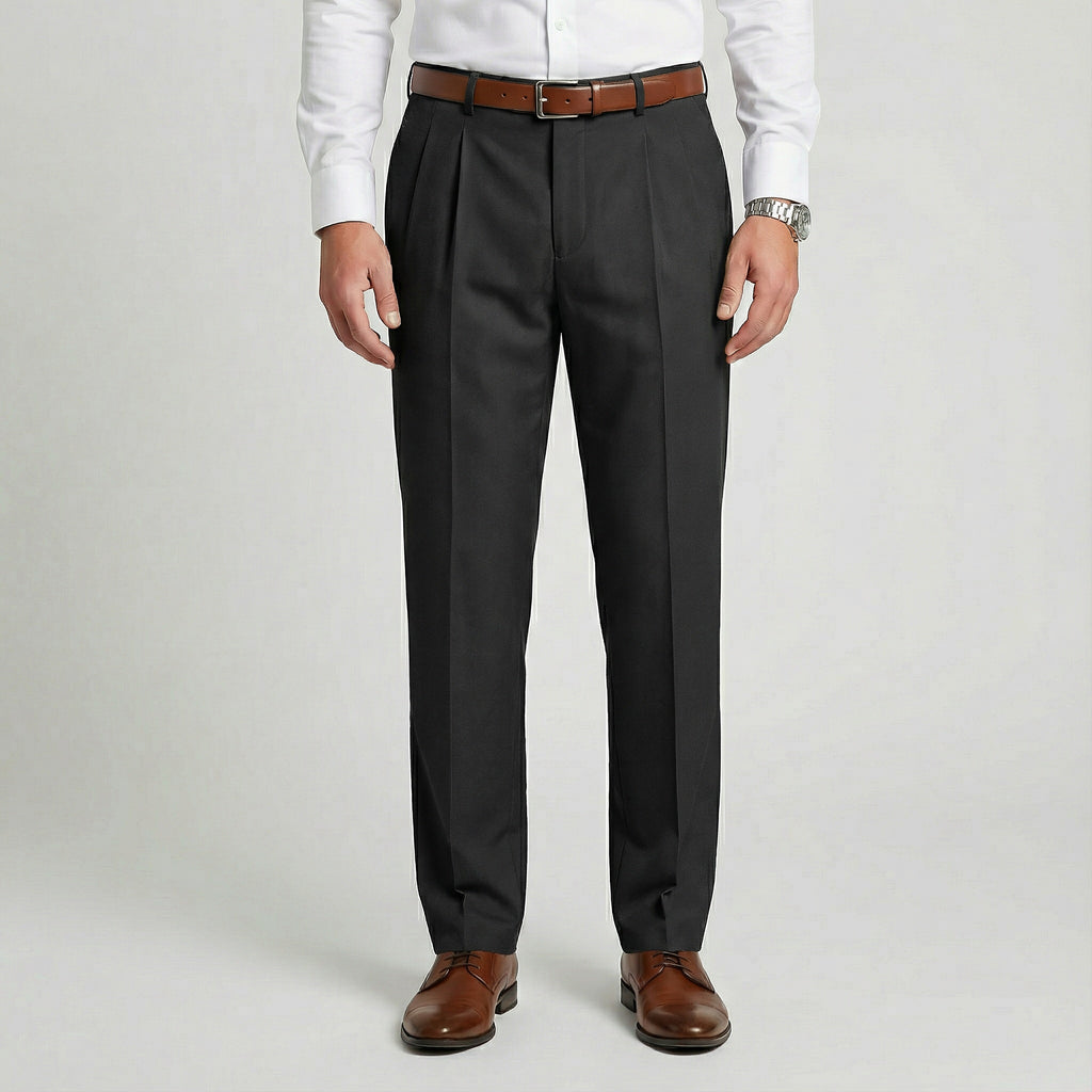 Męskie spodnie z prostą nogawką