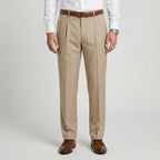 Męskie spodnie z prostą nogawką