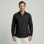 Męska koszulka casual z długim rękawem na lato